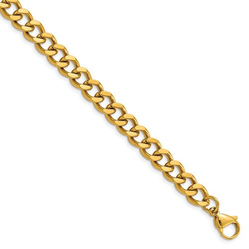 Yellow Stainless Steel 24 Inch Curb Chain