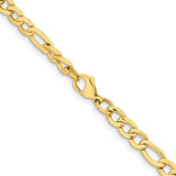 Yellow Stainless Steel Figaro Chain