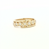 Elegant & Trendy 14K Yellow Gold 0.31 Carats Diamond Ring