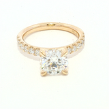 14K Yellow Gold 2.50 Carats Lab Grown Diamond Engagement Ring