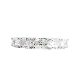 Elegant Diamond Bands 18K Gold White 1.26 Carats Diamond Anniversary Band