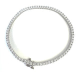 Sophisticated & Timeless Diamond Bracelets 14K Gold White Round Diamond Tennis Bracelet - 2 CTW, Size 7 Inch