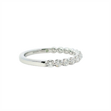 MPJ Exclusive Elegant Diamond Bands 14K Gold White 0.53 Carats Diamond Anniversary Band