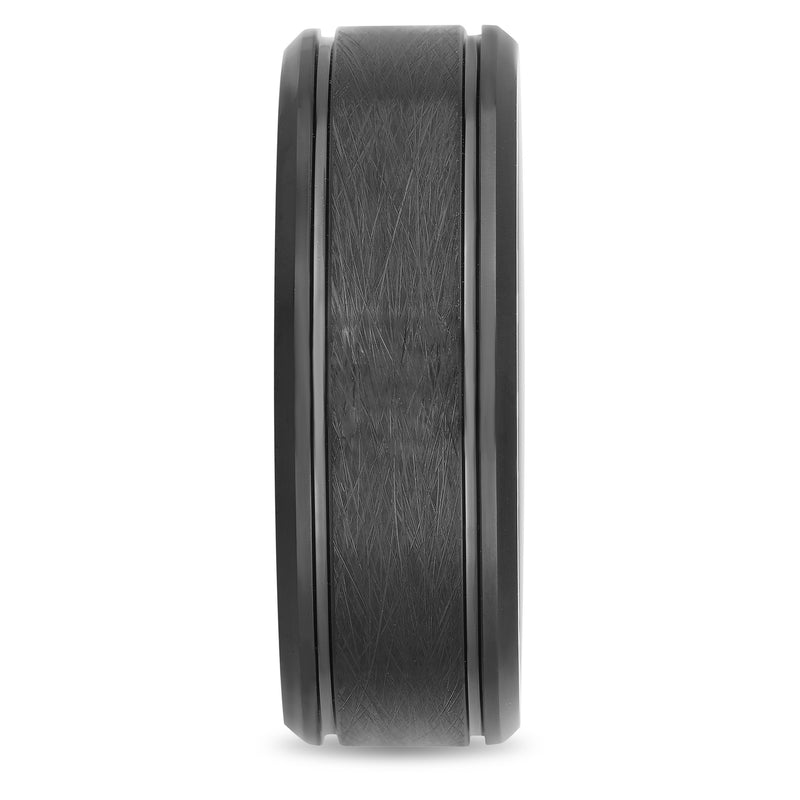 Black Tungsten 8 MM Comfort Fit Band