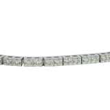 Sterling Silver 1.0 Carat Lab Grown Diamond Tennis Bracelet - 7 Inch