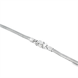 Sophisticated & Timeless Diamond Bracelets 14K Gold White Add-A-Link Round Diamond Tennis Bracelet - 0.17 CTW, Size 7.5 Inch