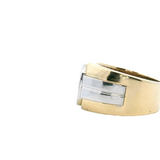 14K Gold Two-Toned 0.98 Carats Diamonds Fashion Ring