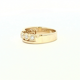 Elegant & Trendy 14K Yellow Gold 0.31 Carats Diamond Ring