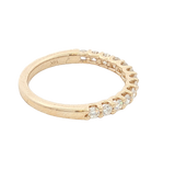 Elegant Diamond Bands 14K Gold Yellow 0.50 Carats Diamond Stackable Band