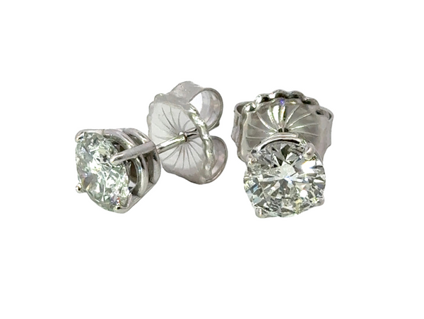 3 Carat Natural Diamond Stud Earrings
