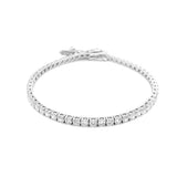 Sophisticated & Timeless Diamond Bracelets 18K White Gold 5.10 Carats Diamond Tennis Bracelet - 7 Inch