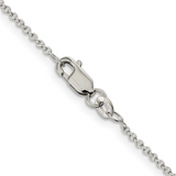 Sterling Silver 1.25 MM Cable Link Chain