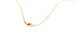 Vibrant 18K Gold Yellow 1.68 Carats Sapphires Necklace, 18 Inch