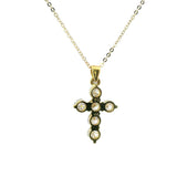 Elegant Diamond Necklaces & Pendants 18K Gold Yellow 1.42 Carats Medium 24x14mm Diamond Cross Pendant