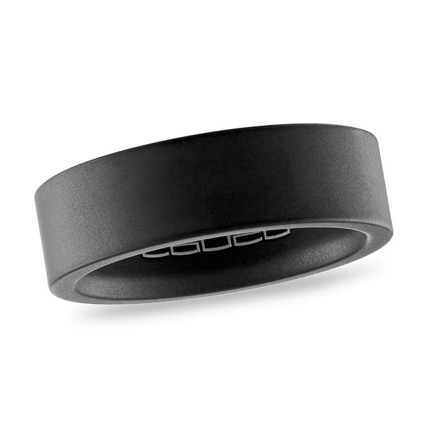 Black Tungsten 7 MM Comfort Fit Band