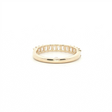 Elegant Diamond Bands 14K Gold Yellow Anniversary 1.05 Carats Diamond Anniversary Band