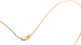 Elegant Diamond Necklaces 18K Gold Yellow 0.43 Carats Baguette Diamond & 0.32 Carats Round Diamond Drop Pendant Necklace - 18 Inch