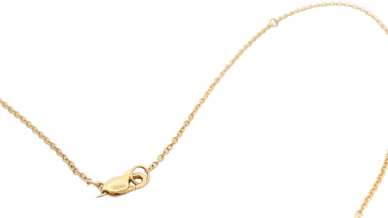 Elegant Diamond Necklaces 18K Gold Yellow 0.43 Carats Baguette Diamond & 0.32 Carats Round Diamond Drop Pendant Necklace - 18 Inch