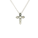 Elegant Diamond Necklaces & Pendants 14K White Gold White 0.46 Carats Diamond Cross Pendant