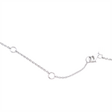 Elegant Diamond Necklaces 18K Gold White 0.30 Carats Vintage Inspired Diamond Necklace - 18 Inch