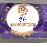 "Go Dragons" Team Spirit Bead Bracelet