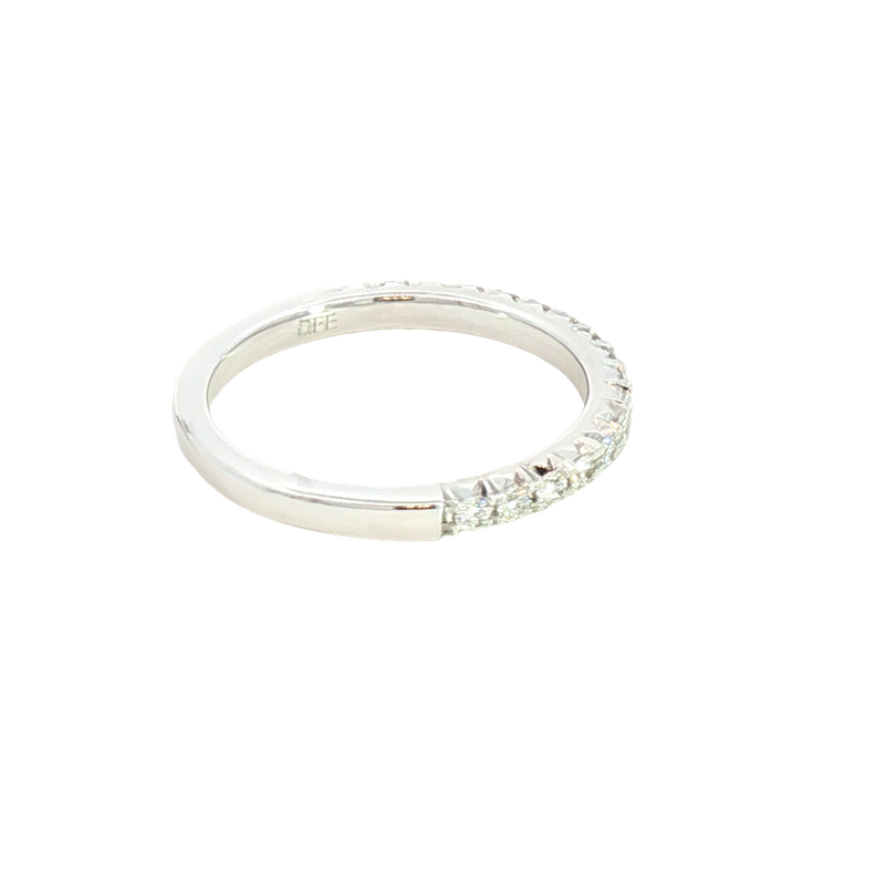 Elegant Diamond Bands 14K White Gold 0.35 Carats Diamond Anniversary Band