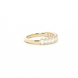 Elegant Diamond Bands 14K Gold Yellow Anniversary 1.05 Carats Diamond Anniversary Band
