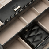 Wolf Luxury Lauren Medium Black Jewelry Box