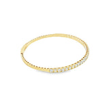 Sophisticated & Timeless Diamond Bracelets 14K Yellow Gold 1.94 Carats Diamond Flexible Bangle Bracelet - 6.75 Inch