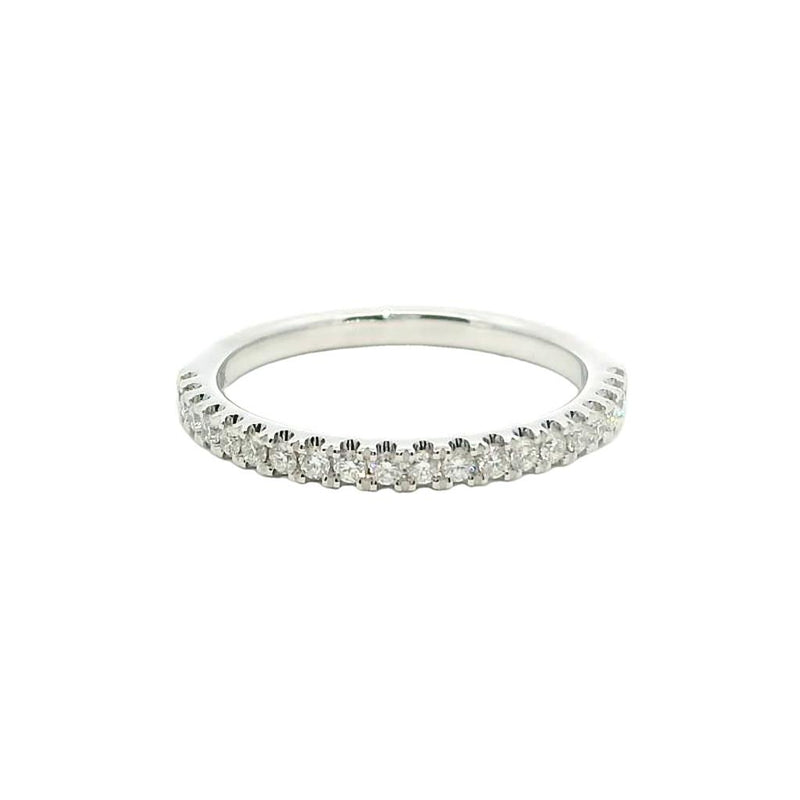Elegant Diamond Bands 14K White Gold Anniversary 1/4 Carats Diamond Anniversary Band