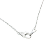 Elegant Diamond Necklaces 18K Gold White 0.79 Carats Diamonds Drop Necklace - 18 Inch
