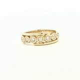 Elegant & Trendy 14K Yellow Gold 0.31 Carats Diamond Ring