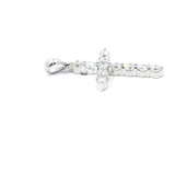 Elegant Diamond Necklaces & Pendants 18K White Gold 0.73 Carats Diamond Medium Cross Pendant