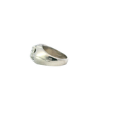 Estate 14K Gold White 0.84 Carats Diamond Accented Fashion Ring