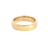 Elegant & Trendy Satin Finish 14K Yellow Gold 0.52 Carats Diamond Scatter Band