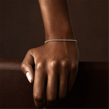 Sophisticated & Timeless Diamond Bracelets 14K Gold White Round Diamonds & Tennis Bracelet - 1.08 CTW, Size 7 Inch