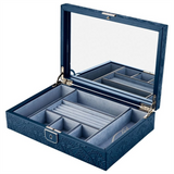 WOLF X LIBERTY All Over Ianthe Medium Jewelry Box - Navy