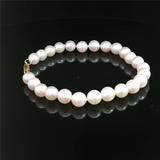 Elegant Pearl Bracelet 14K Gold Yellow 6.0 - 6.5 MM Saltwater Cultured Pearl Bracelet, 7 Inch