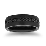 Black Tungsten 8 MM Dome Band