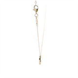 Elegant & Durable Designs 14K Gold Yellow Mini Cross Necklace, 18 Inch