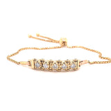 Sophisticated & Timeless Diamond Bracelets 14K Gold Yellow Round Diamonds & Tennis Bracelet - 0.3 CTW, Size 9 Inch