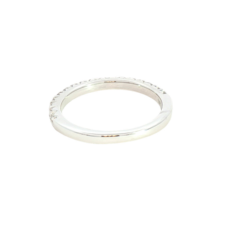 Elegant Diamond Bands 14K White Gold 0.35 Carats Diamond Anniversary Band