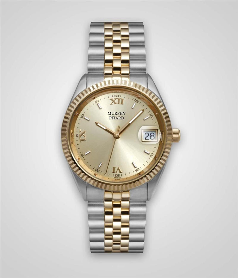 Murphy Pitard Signature Two-Toned Stainless Steel Watch - Case Size 35.5 MM