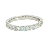 Elegant Diamond Bands 14K White Gold 0.75 Carats Lab Grown Diamond Band
