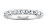 Elegant Diamond Bands 14K White Gold Anniversary 1/2  Carats Diamond Anniversary Band