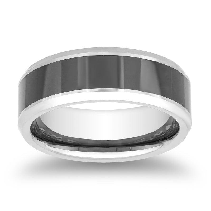 Two-Toned Tungsten 8 MM Comfort Fit Band