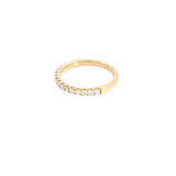 Elegant Diamond Bands 14K Yellow Gold 0.43 Carats Diamond Anniversary Band