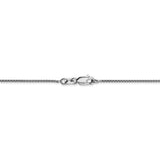 Elegant & Durable Designs 14K Gold White 1mm Wheat Chain, 20 Inch