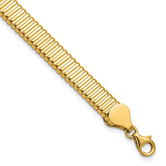 Yellow 14 Karat Gold Bangle Bracelet