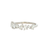 MPJ Exclusive White Gold 14K 0.73 Carats Diamond Scattter Band